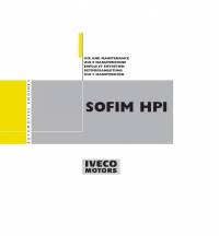 repair manual Iveco Sofim Engine HPI Series Use & Maintenance Manual PDF