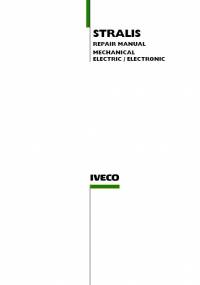 repair manual Iveco Trucks Stralis Mechanical Electric/Electronic Repair Manual PDF