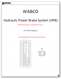 Diagnostic Software WABCO ABS - Hyd Power Brake (HPB) ECU Wire Diagram PDF