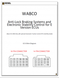 Diagnostic Software WABCO ABS - E Version ECU Wire Diagtram PDF