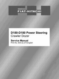 repair manual Fiat Hitachi Crawler Dozer D180-D180 Power Steering Service Manual PDF
