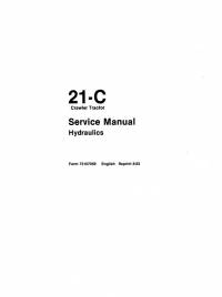repair manual FiatAllis Crawler Tractor 21-C Hydraulics Service Manual PDF