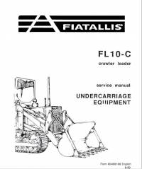 repair manual FiatAllis Crawler Loader FL 10-C Service Manual PDF