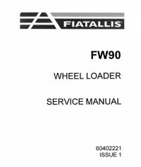 repair manual FiatAllis Wheel Loader FW 90 Service Manual PDF