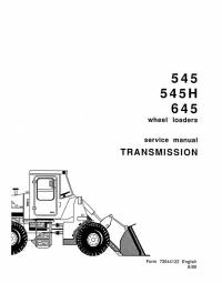repair manual FiatAllis Wheel Loaders 545, 545H, 645 Service Manual PDF