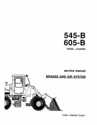 repair manual FiatAllis Wheel Loaders 545B, 605B Service Manual PDF