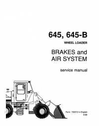 repair manual FiatAllis Wheel Loaders 645, 645B Service Manual PDF