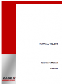 repair manual CASE Farmall 40B and Farmall 50B Tractor PDF Operator’s manuals