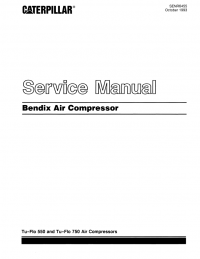 repair manual Caterpillar Bendix Air Compressors Service Manual PDF