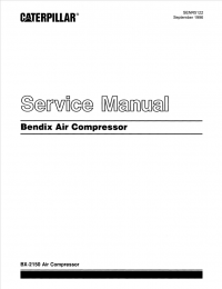 repair manual Caterpillar Bendix 2150 Air Compressors Service Manual PDF