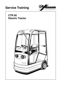 repair manual OM Pimespo CTR60 Electric Tractor Service Manual PDF