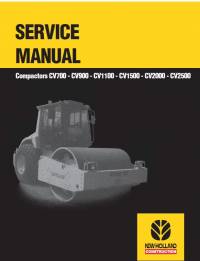 repair manual New Holland Compactors CV700, CV900, CV1100, CV2000, CV2500 Service Manual PDF