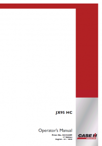 repair manual Case JX95HC Tractor PDF Operator’s Manual
