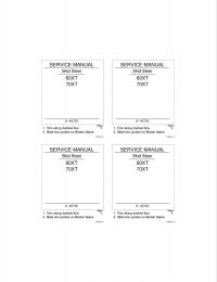 repair manual Case 60XT, 70XT Skid Steer Service Manual PDF