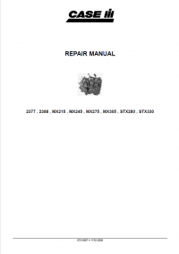 repair manual Case 8.3 and 9.0L 6 Engine Set of Service Manual PDF