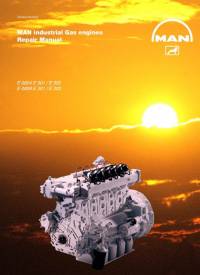 repair manual Man Industrial Gas Engines E 0824, E 0826 E301/302 Repair Manual PDF