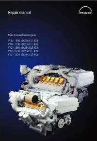repair manual Man Marine Diesel Engines D2848/D2840 LE423, D2842 LE433, D2848 LE443 Repair Manual PDF