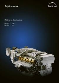 repair manual Man Marine Diesel Engines D2842 LE 409, D2842 LE 418 Repair Manual PDF