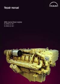repair manual Man Marine Diesel Engines D2840/D2842 LE 301 Repair Manual PDF