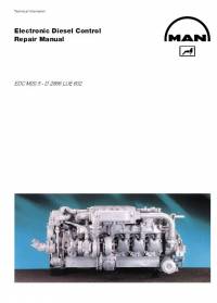 repair manual Man Electronic Diesel Control D 2866 LUE 602 Repair Manual PDF