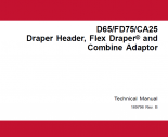 repair manual MacDon D and FD Series Combine Header Set of Manuals PDF