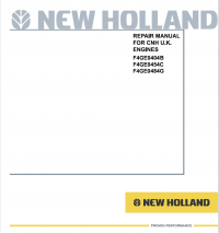 repair manual New Holland F4GE0404B - F4AE0684L Engine Set of Manuals PDF