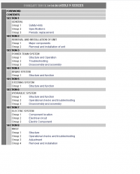 repair manual Hyundai Forklift Truck 14/16/20/25BRJ-9 Series Service Manual PDF