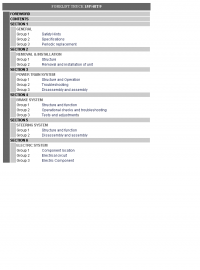 repair manual Hyundai Forklift Truck 15P, 40T-9 Service Manual PDF