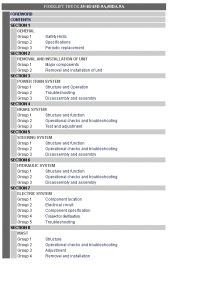 repair manual Hyundai Forklift Truck 35/40/45D-9A,50DA-9A Service Manual PDF
