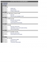 repair manual Hyundai Battery Tractor 15PA/40TA/60TA-7 Service Manual PDF