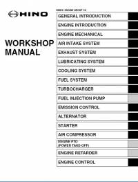 repair manual Hino J08E-VB, J08E-VC Engines 2015 Workshop Manual PDF