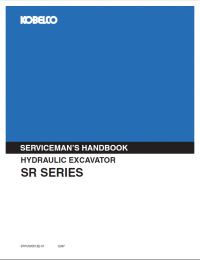 repair manual Kobelco SK15SR - SK45SR Hydraulic Excavator Serviceman Handbook PDF