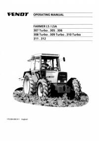 repair manual Fendt Farmer Tractor LS/LSA 305-312 Turbo Operating Manual PDF
