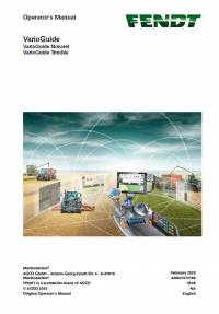 repair manual Fendt VarioGuide Novatel Trimble Operator’s Manual PDF