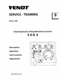 repair manual Fendt Tractor EHR 4 Service Training Manual PDF En