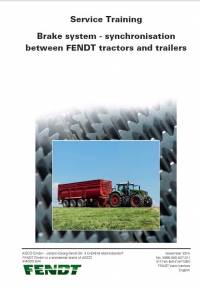 repair manual Fendt Tractor Brake System Service Training Manual PDF