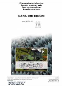 repair manual Fendt Tractor Steering Axle 200 Vario V/F Dana 708-130/S20 PDF Manual