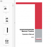 repair manual Case 5220 5230 5240 5250 Maxxum Tractors PDF Manuals