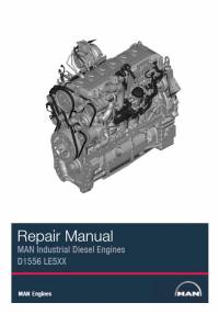 repair manual Man Industrial Diesel Engines D1556 LE5XX Repair Manual PDF
