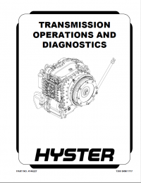 repair manual Hyster (ZF-WG211) Operations and Diagnostics Manual PDF