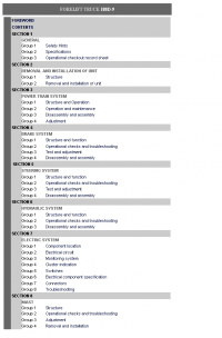 repair manual Hyundai Forklift Truck 180D-9 Service Manual PDF