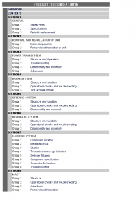 repair manual Hyundai Forklift Truck 80D-9 Service Manual PDF