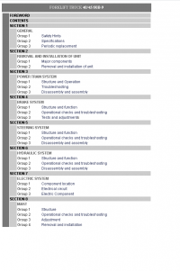repair manual Hyundai Forklift Truck 40/45/50B-9 Service Manual PDF