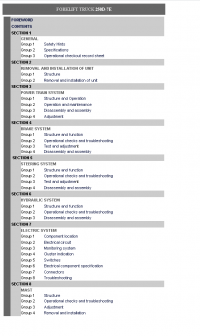 repair manual Hyundai Forklift Truck 250D-7E Service Manual PDF