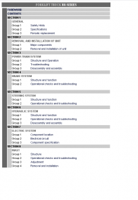 repair manual Hyundai Forklift Truck BR Series Service Manual PDF
