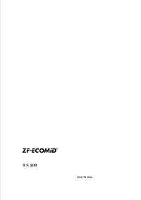 repair manual ZF-ECOMID 9S 109 Repair Manual PDF