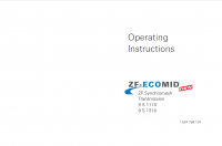 repair manual ZF-ECOMID 9S 1110, 9S 1310 Operation Instructions PDF