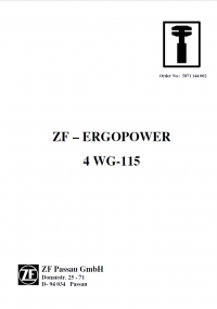 repair manual ZF-ERGOPOWER 4WG-115 Repair Manual PDF