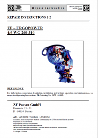 repair manual ZF 4/6WG 260,310 Repair Manual PDF