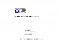 spare parts catalog ZF FRIEDRICHSHAFEN 16 AS 2601 Spare Parts Catalog PDF